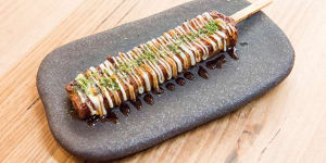 Okonomi-yaki gets the kebab treatment