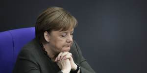 German Chancellor Angela Merkel. Her government is looking at ways to ease pressure on the economy amid the coronavirus outbreak.