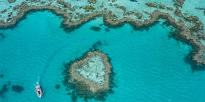 Heart Reef … a must-see for many.