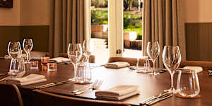 Inside the Megalong dining room.