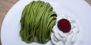 Yame matcha Mont Blanc.