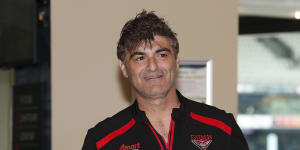 Essendon list manager Adrian Dodoro has a big draft call to make.