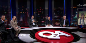 ABC’s Q&A is currently without a permanent host after Stan Grant quit. Its audience is made up of 75 per cent over 55s.