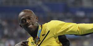 Sprinting superstar Usain Bolt.