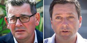 Premier Daniel Andrews and opposition leader Matthew Guy. This campaign has included personal attacks.