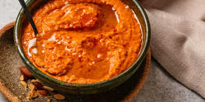 Romesco,the Spanish sauce that goes with everything.