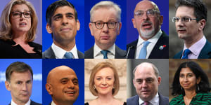 Long queue of candidates jostle to succeed Boris Johnson