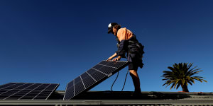 Australia has the highest take-up of rooftop solar in the world.