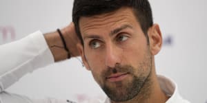 Novak Djokovic disagreed with the All England Club’s decision to ban Russian and Belarusian players.