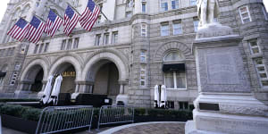  The Trump International Hotel on Pennsylvania Avenue in Washington DC.