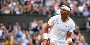 Rafael Nadal likely awaits Nick Kyrgios in the final four at Wimbledon should the Australian get past Cristian Garin.