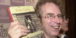 Peter Carey,who won the 2001 Booker Prize for his novel True History Of The Kelly Gang. 