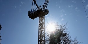 Cranes across Perth at a standstill after operator dies falling off ladder