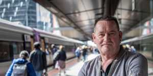 Geelong commuter David Freeman.