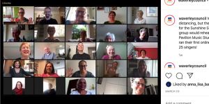The Sunshine Singers,a seniors choir from Sydney’s east,make beautiful music together,now online.