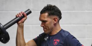 Road to recovery:Harley Bennell has embraced his new club,as the Demons have him. 