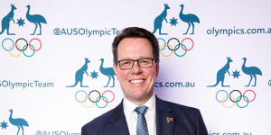 Olympic great and Australian Sports Commission chief executive Kieren Perkins.