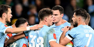 Tilio shines,red card costs Sydney as Melbourne City march into another grand final