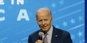 Joe Biden,pictured speaking at the North American International Auto Show,is a car enthusiast.