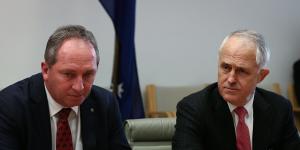 Former prime minister Malcolm Turnbull introduced a'bonk ban'for ministers in 2018 after it was revealed his deputy Barnaby Joyce had been in a relationship with a staffer. 