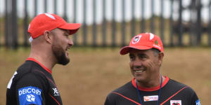 Shane Flanagan worked with Dean Young as an assistant to Paul McGregor at the Dragons in 2020.
