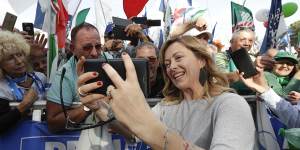 Giorgia Meloni is on track to become Italy’s first female prime minister.