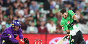 Maxwell dominated a depleted Hurricanes attack that simply had no answers.