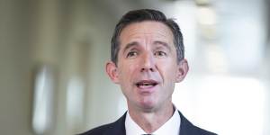 Simon Birmingham said the opposition does not support the decision to restore funding to UNRWA.