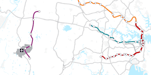 The Coalition is eyeing several extensions to Sydney’s metro network.