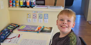 Jack Bunce,10,was pulled out of school and is now being homeschooled.