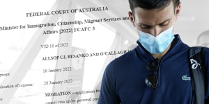 Novak Djokovic was deported the last time he was in Australia.