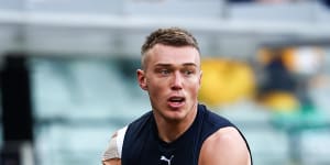 Patrick Cripps was a no-show at training this morning.