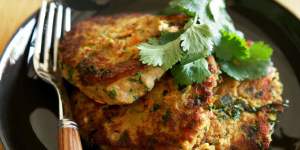 Jane and Jeremy Strode's chickpea fritter