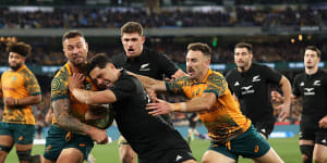 Bledisloe Cup 2023 as it happened:All Blacks break Australian hearts with 23-20 win over ‘gutted’ Wallabies
