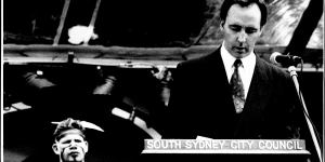 Paul Keating delivers his landmark Redfern Speech in 1992.