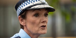 Police Commissioner Karen Webb.