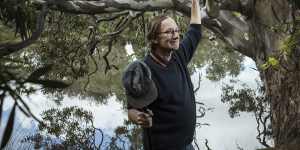 Long-time Melton resident and volunteer at the Melton Botanic Garden,Ian Barnes.