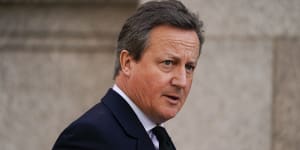 David Cameron blasts Trump’s NATO stance as ‘not sensible’