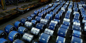 Australia's biggest steelmaker,BlueScope,has reported a 91 per cent fall in net profit.