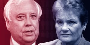 Clive Palmer and Pauline Hanson haven’t done as well as they expected in the election.