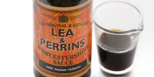 Lea&Perrins Worcestershire sauce.