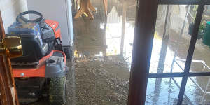 Rick Maloney’s home flooded in October 2022. 