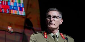 Chief of the Defence Force Angus Campbell on Thursday:Chinese actions were “unsafe and unprofessional”.