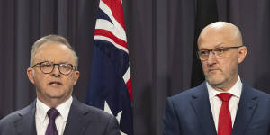 Prime Minister Anthony Albanese and ASIO chief Mike Burgess on Monday.