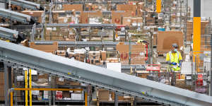 Australia Post has seen parcels boom. 