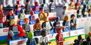 Interactive stores such as LEGO are proving popular with city shoppers.