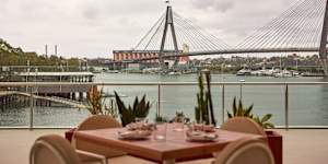 The view from new Turkish seafood restaurant Hamsi,at The Sydney Fish Markets.