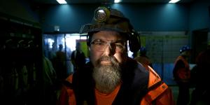Springvale mine worker John Tilley,before the mine extension was approved in 2015.
