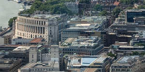 Firefighters battle blaze at London’s historic Somerset House