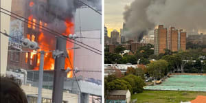As it happened:Fire engulfs Surry Hills building;neighbouring residents evacuated